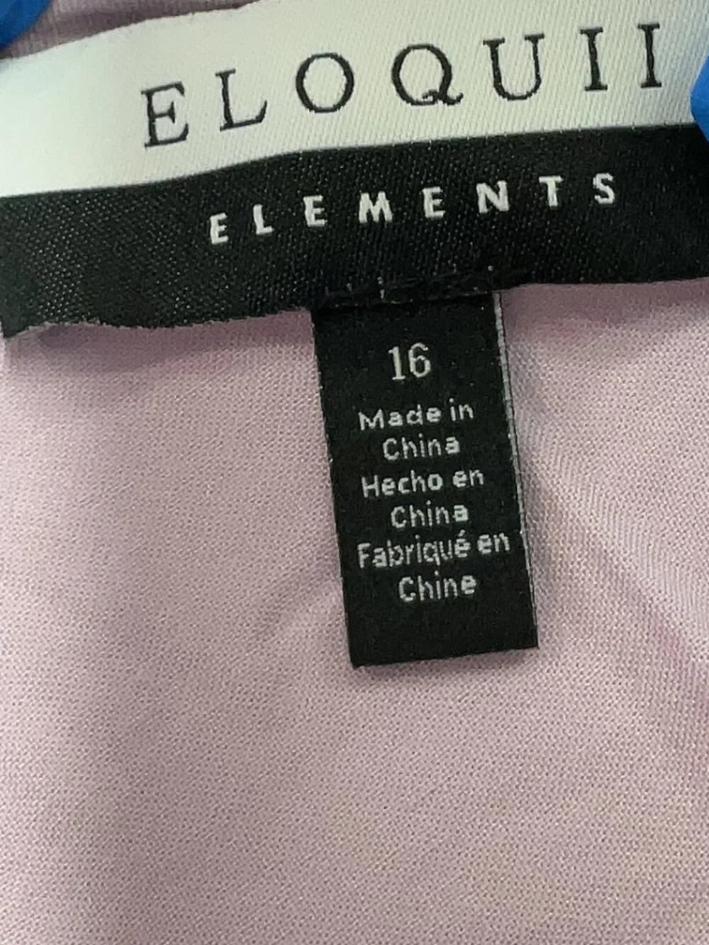 Eloquii tiered maxi dress in purple hues, size 16 - Picture 4 of 5